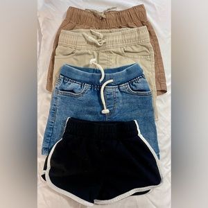 4 Pairs 2T Boy Okie Dokie Shorts